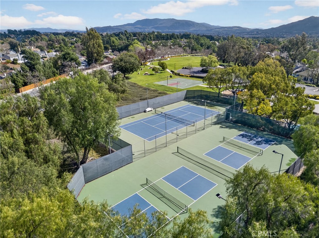 28322 Corte Ocaso Temecula, CA 92592 - Photo 72 of 75 an aerial view of a house with a garden