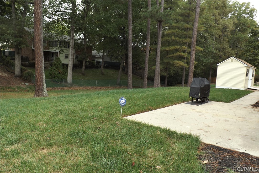 13104 Middlebrook Road Chester, VA 23831 - Photo 20 of 22 Cement Patio outside of Rec Room.
