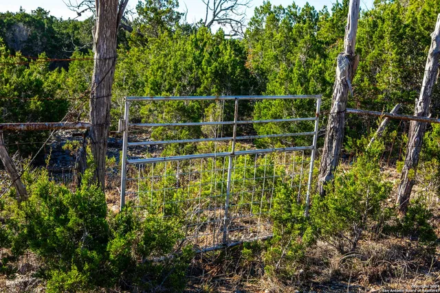 a bird view of a house with a tree