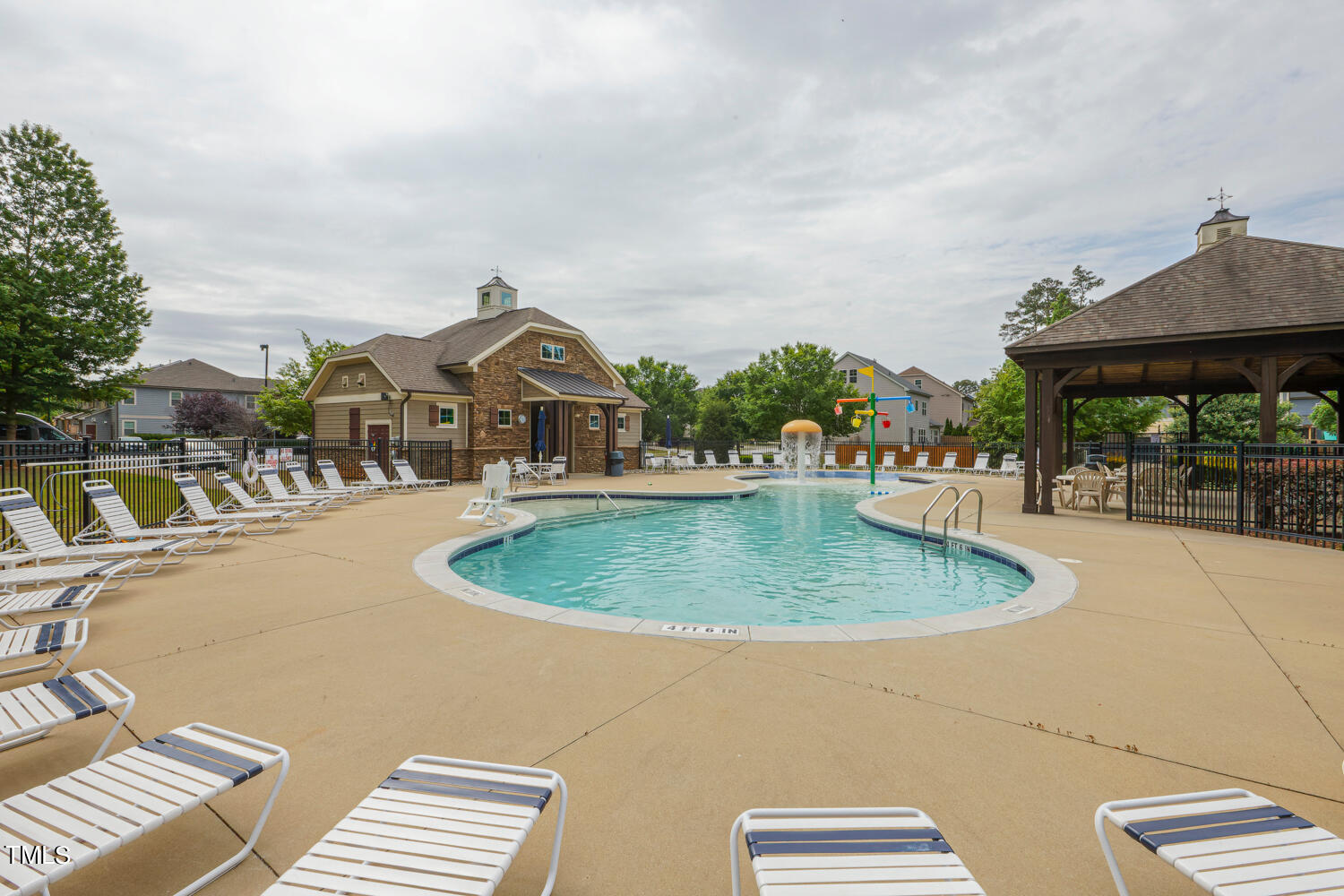 2425 Baslow Drive Apex, NC 27539 - Photo 47 of 48 a view of outdoor space yard and swimming pool