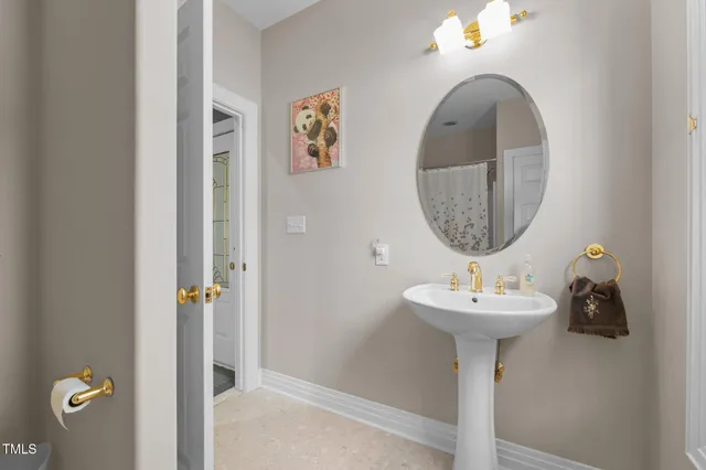 a view of house with yard outdoor seating and swimming pool