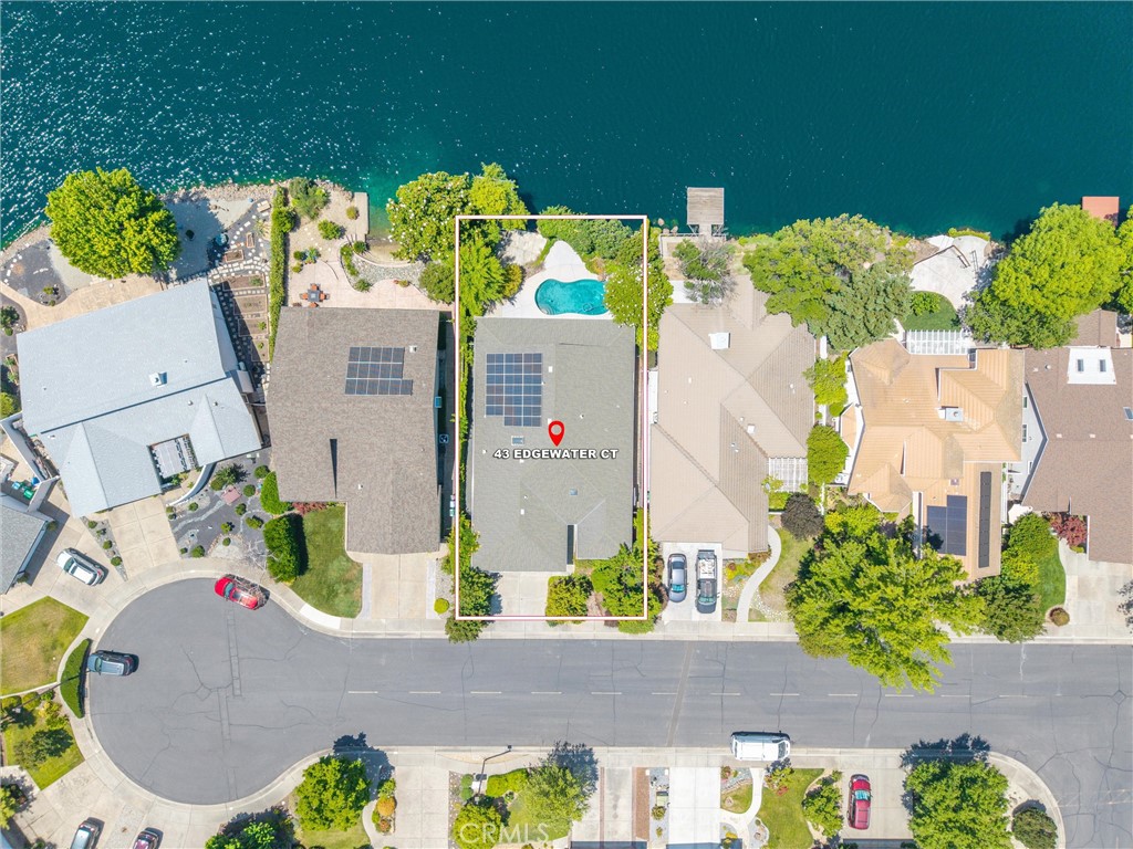 43 Edgewater Court Chico, CA 95928 - Photo 55 of 59 an aerial view of a house