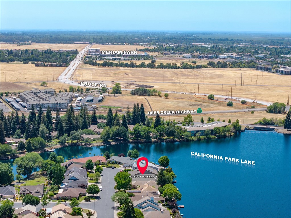 43 Edgewater Court Chico, CA 95928 - Photo 56 of 59 a view of a city and ocean view