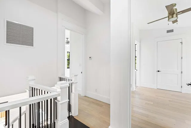 a view of a hallway with interior of the house