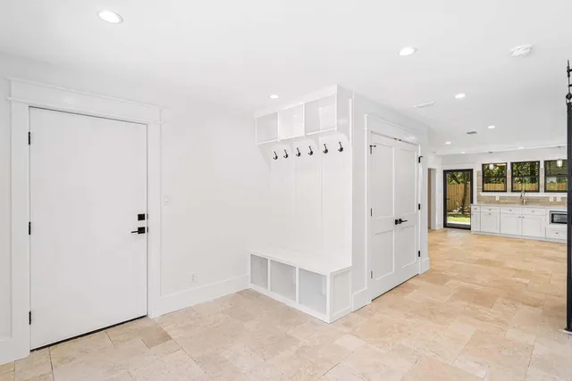 a view of an empty room