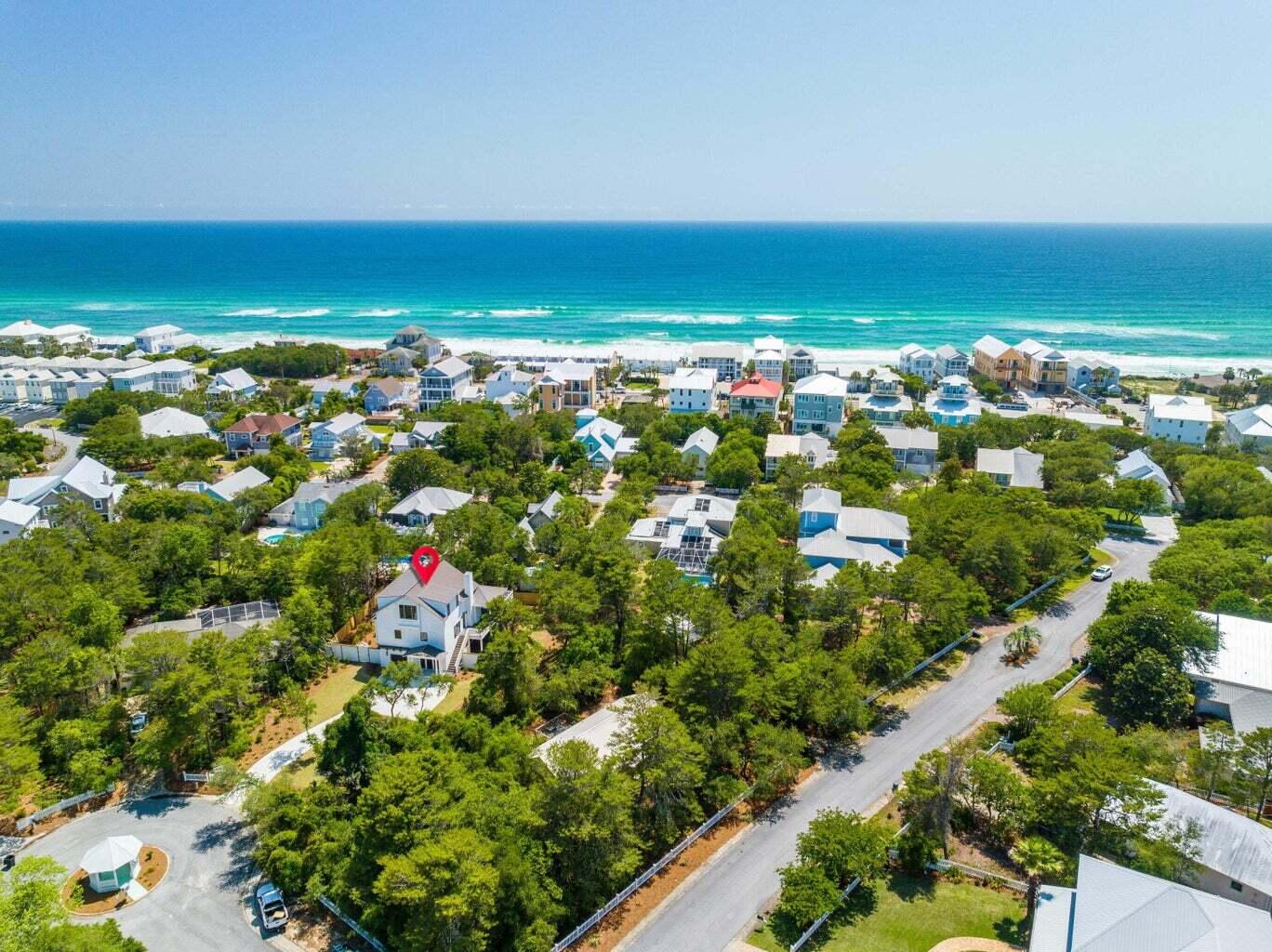 18 Seabreeze Place Seacrest, FL 32461 - Photo 39 of 41 an aerial view of residential building and ocean