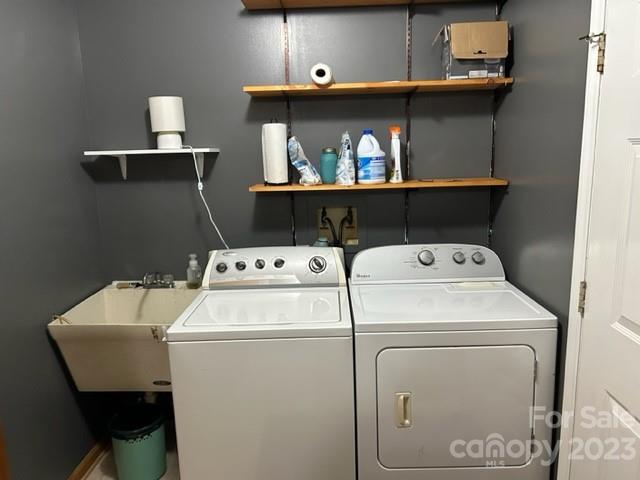 2955 Alpine Lane Morganton, NC 28655 - Photo 42 of 48 a utility room with dryer and washer