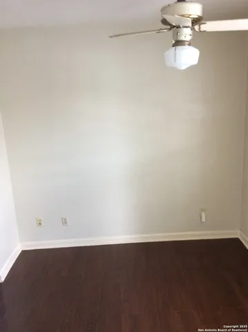 view of empty room with wooden floor