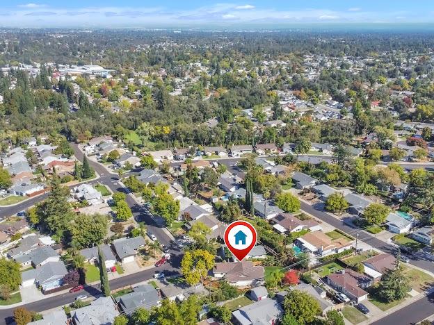 5841 Sharps Circle Carmichael, CA 95608 - Photo 37 of 38 an aerial view of a city