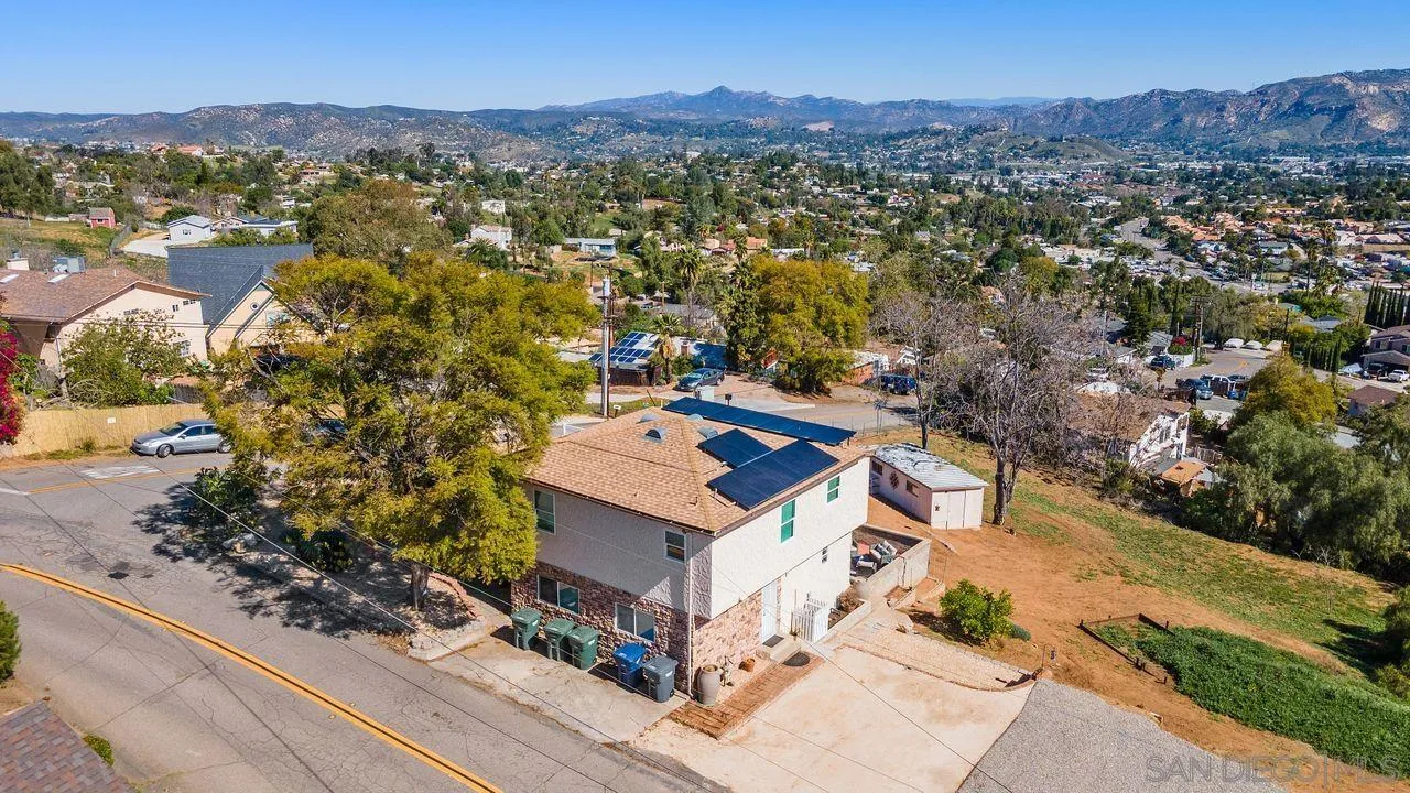 8601 Gardena Road Lakeside, CA 92040 - Photo 24 of 25 an aerial view of residential house with outdoor space and mountain view