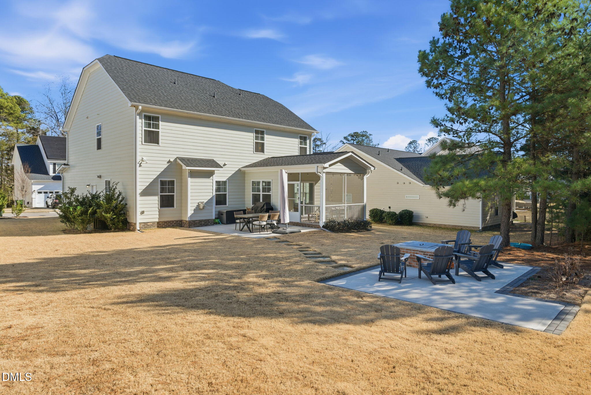 513 Ingram Ridge Court Knightdale, NC 27545 - Photo 66 of 74 a view of a house with yard and sitting area