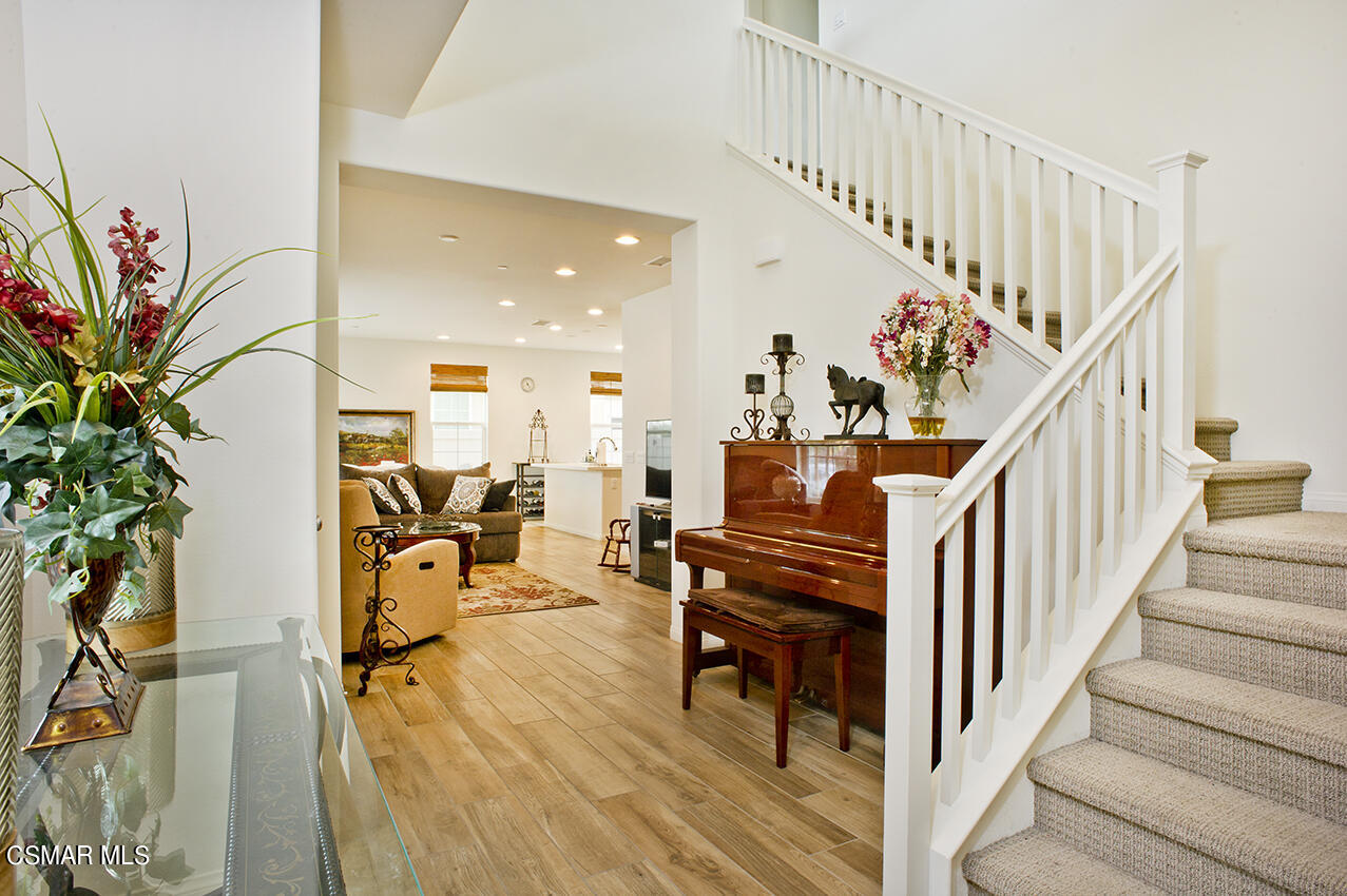 165 Stonegate Road Camarillo, CA 93010 - Photo 4 of 33 a view of entryway and hall with wooden floor