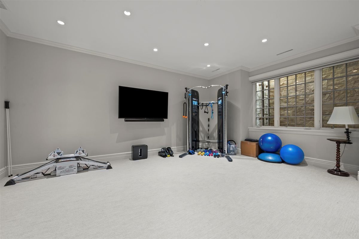 745 East Woodland Road Lake Forest, IL 60045 - Photo 66 of 77 a view of a room with gym equipment