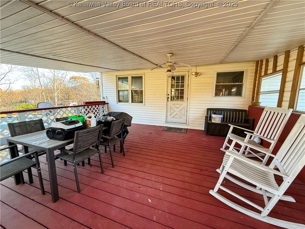 12413 Ripley Road Point Pleasant, WV 25550 - Photo 25 of 26 covered back porch