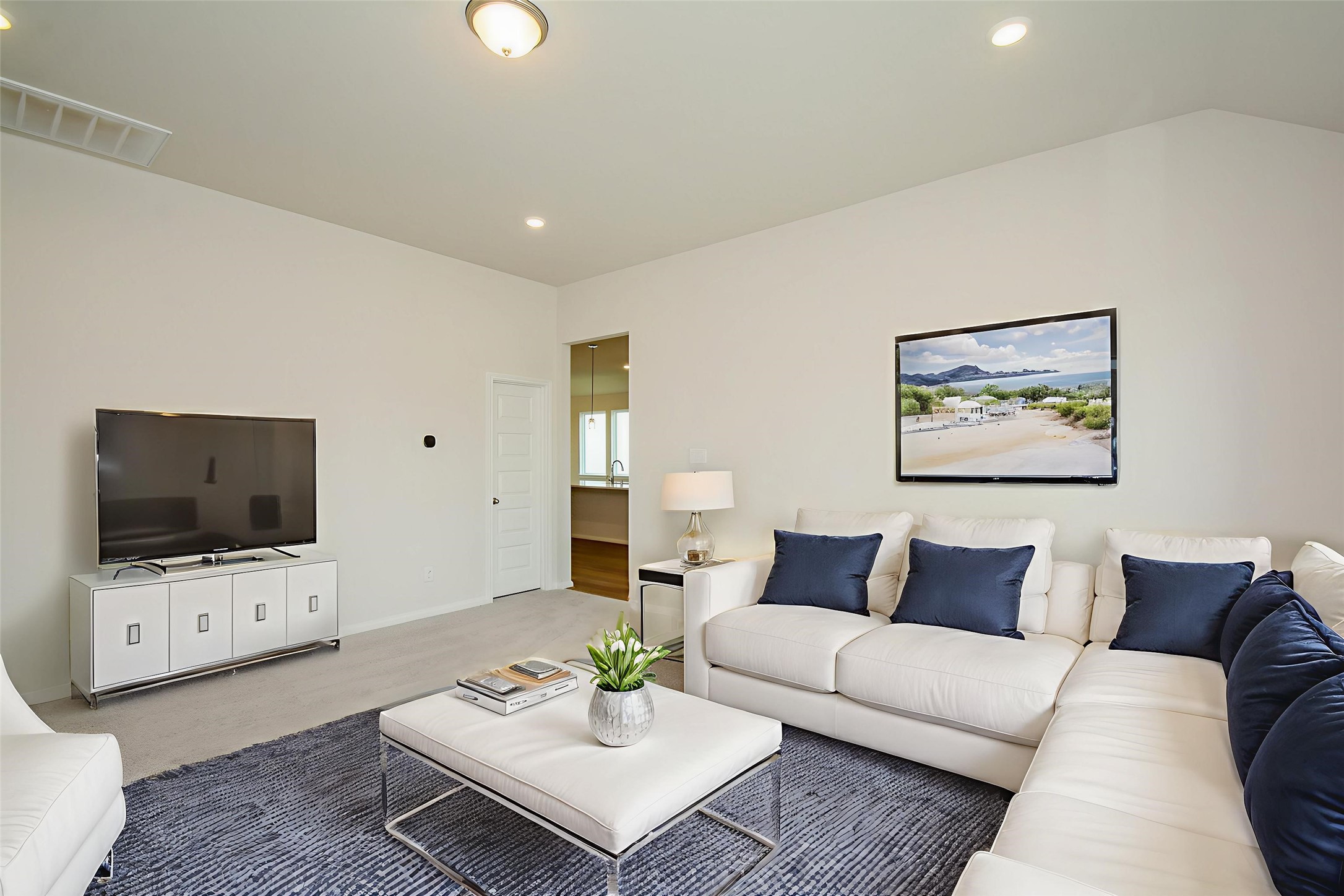 20642 Dynamic Court Humble, TX 77338 - Photo 26 of 32 a living room with furniture and a flat screen tv