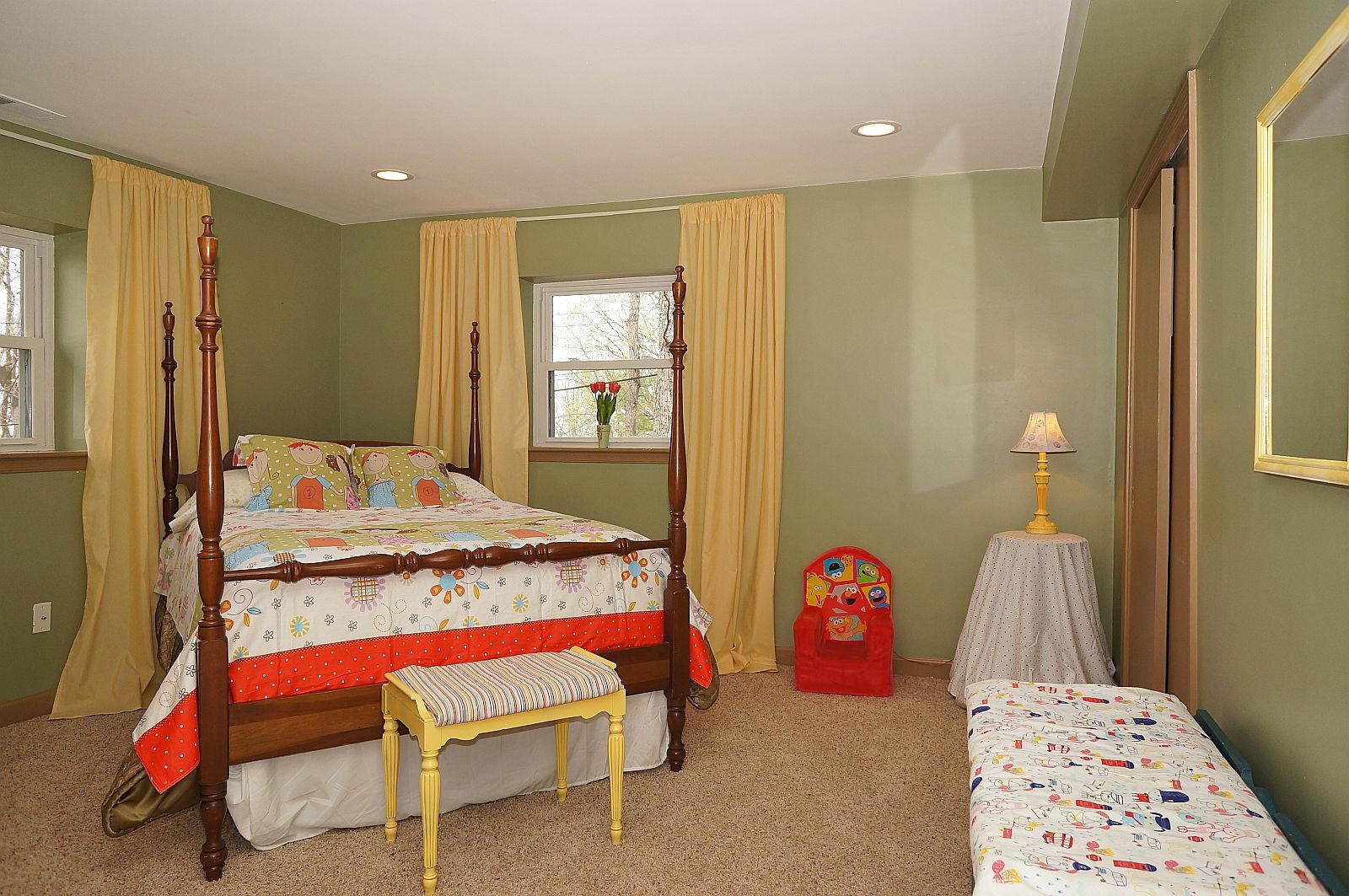 3113 Stoneridge Road Southwest Roanoke, VA 24014 - Photo 29 of 42 a bedroom with a bed and a table in it