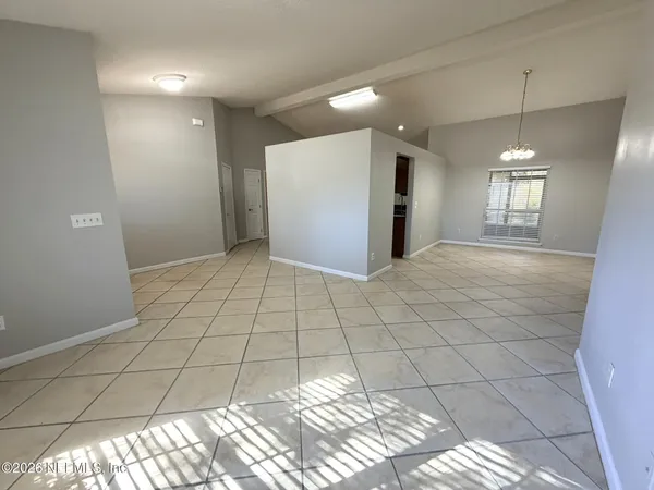 a view of empty room