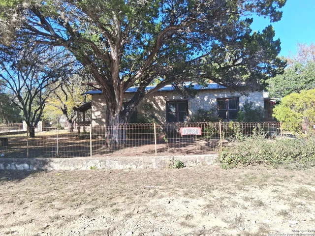 a outdoor space with trees
