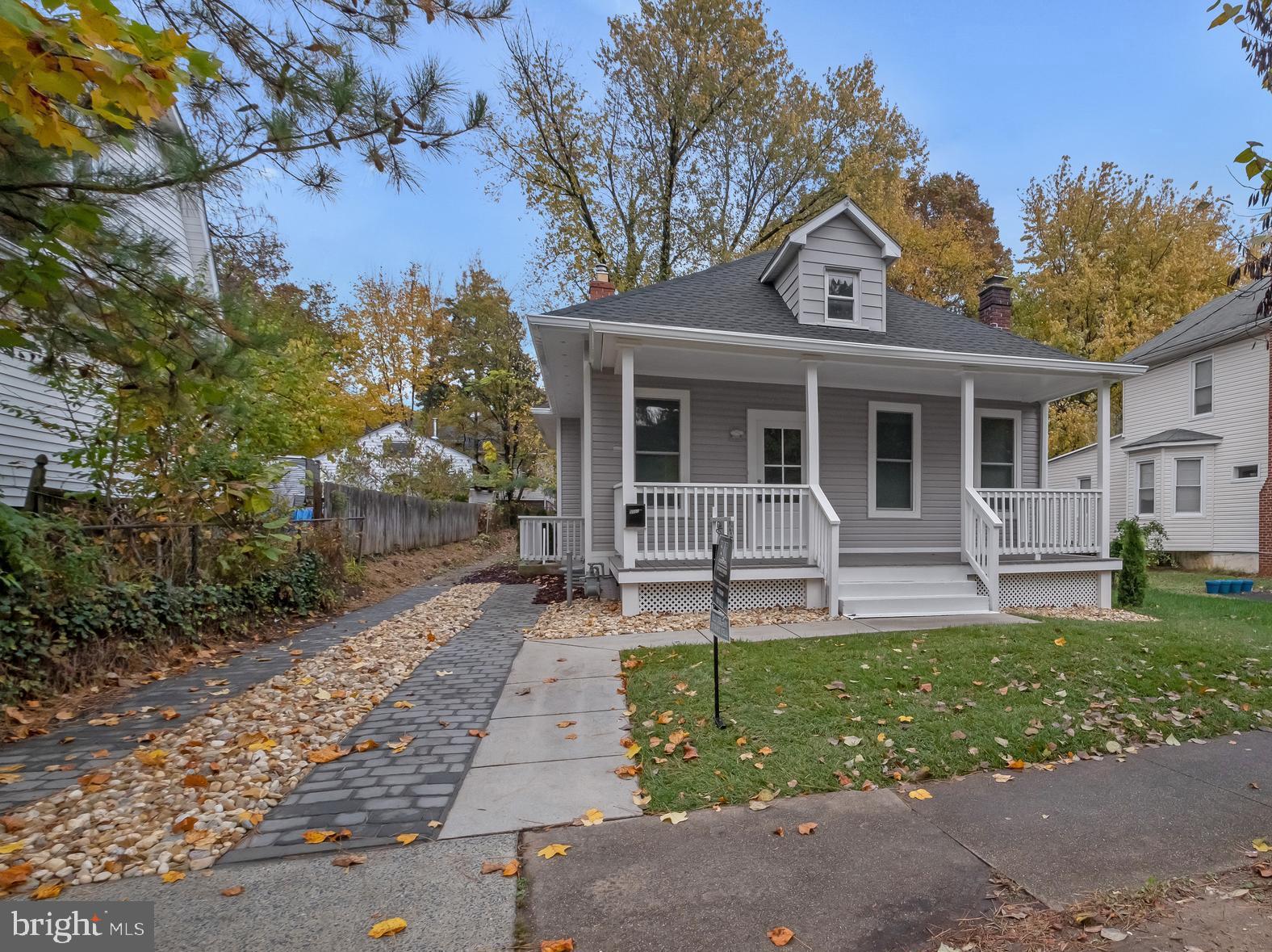 Front view with paver stone driveway