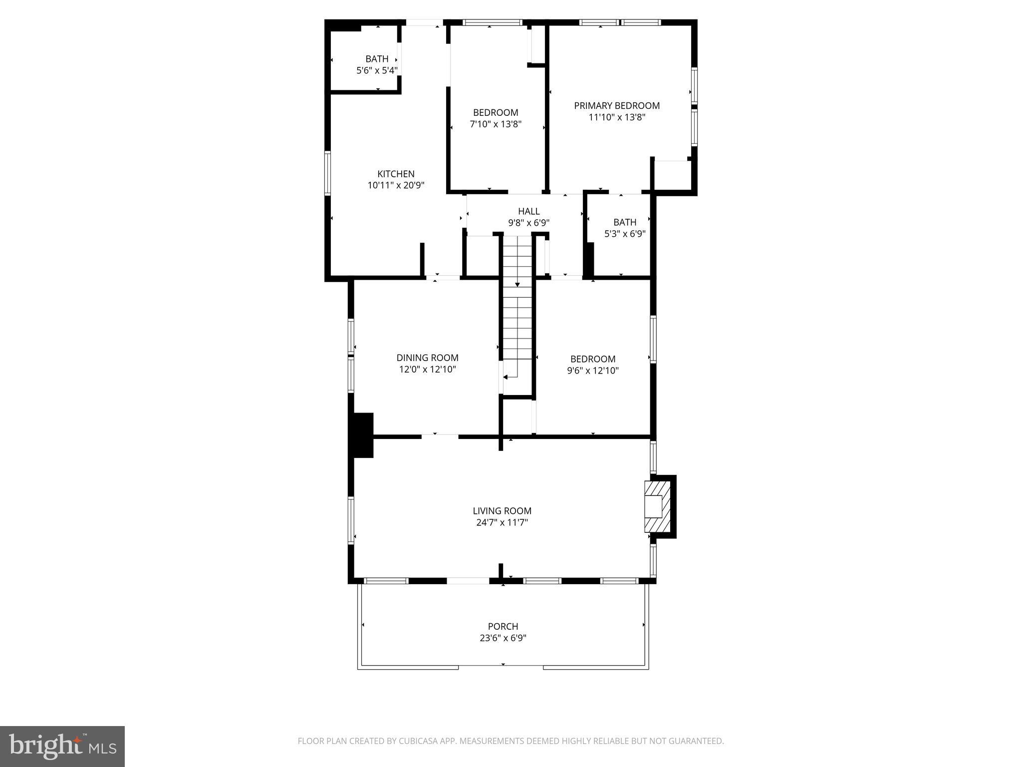 3002 Bunker Hill Road Mount Rainier, MD 20712 - Photo 37 of 39 Main level floor plan