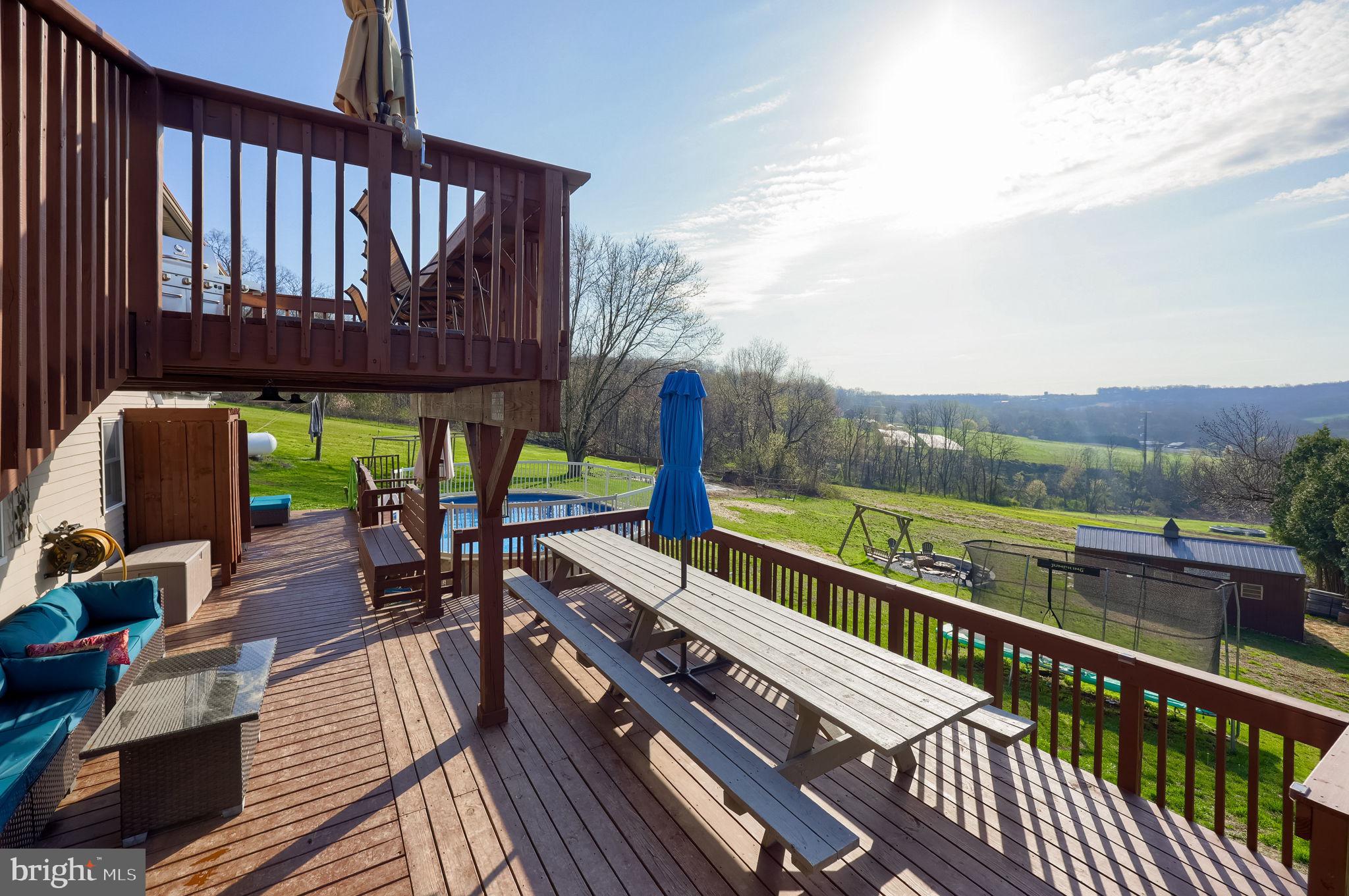 479 Hilldale Road Holtwood, PA 17532 - Photo 36 of 51 a view of balcony with couch and wooden floor