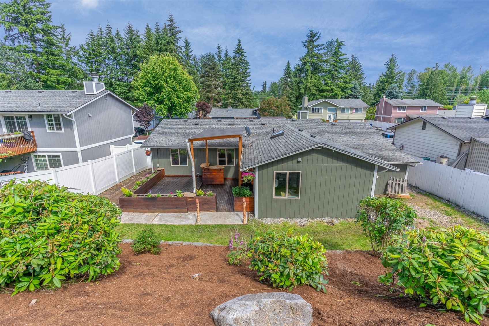 18120 19th Drive Southeast Bothell, WA 98012 - Photo 31 of 31 front view of a house with a yard
