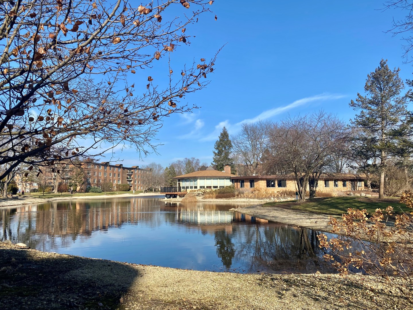 1206 South New Wilke Road, Unit 303 Arlington Heights, IL 60005 - Photo 1 of 2 a view of a lake with houses