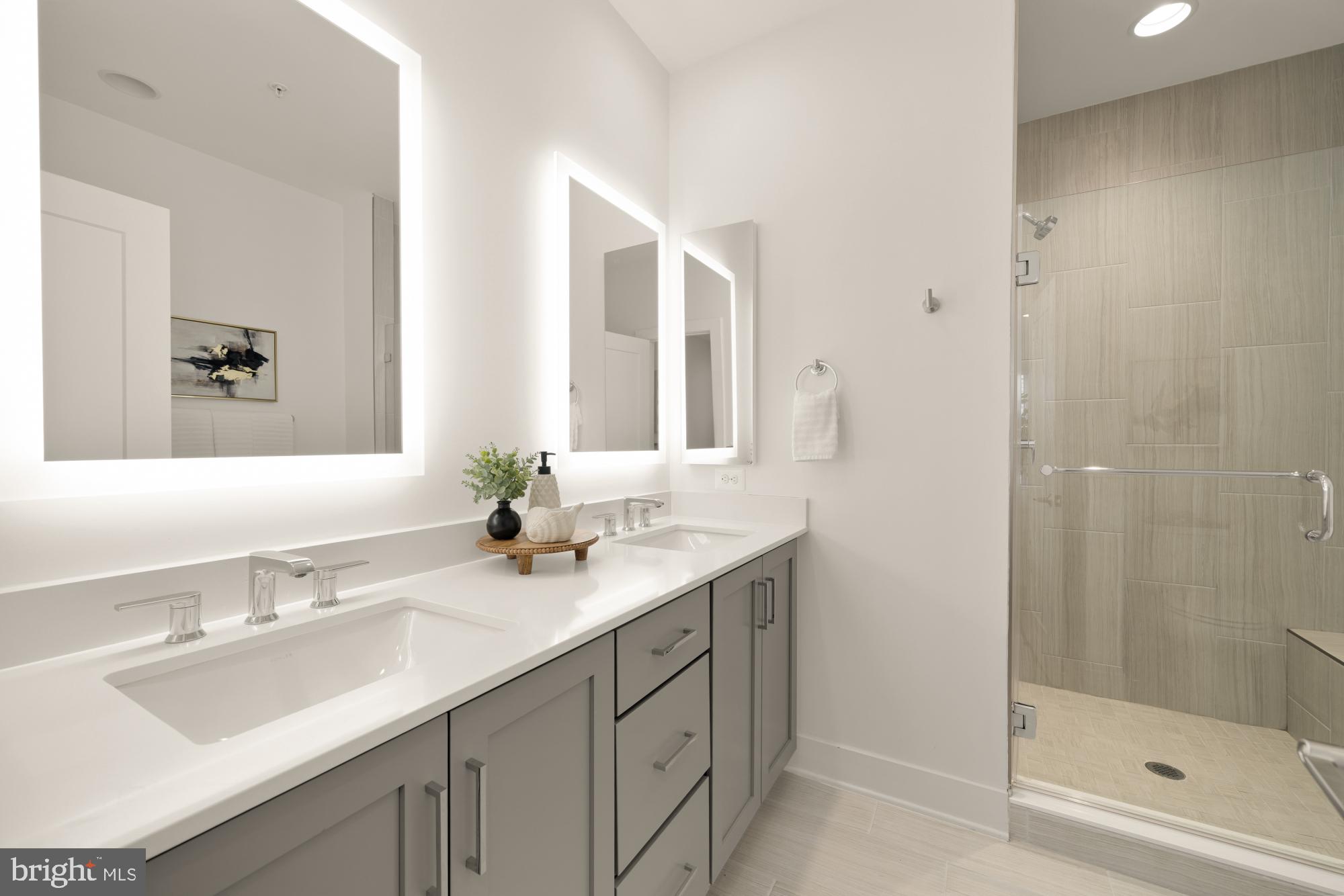 11246 Faraday Park Drive Reston, VA 20190 - Photo 24 of 48 Builder Upgraded Primary Bath