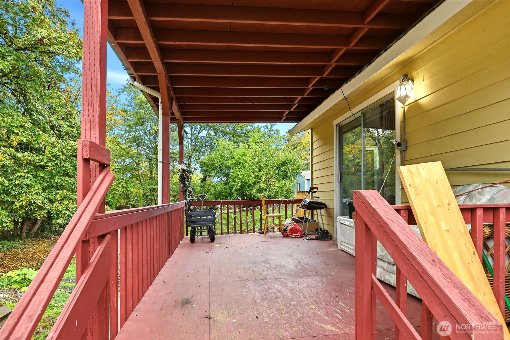 2861 Clare Avenue Bremerton, WA 98310 - Photo 37 of 39 a view of porch with a small deck and wooden floor