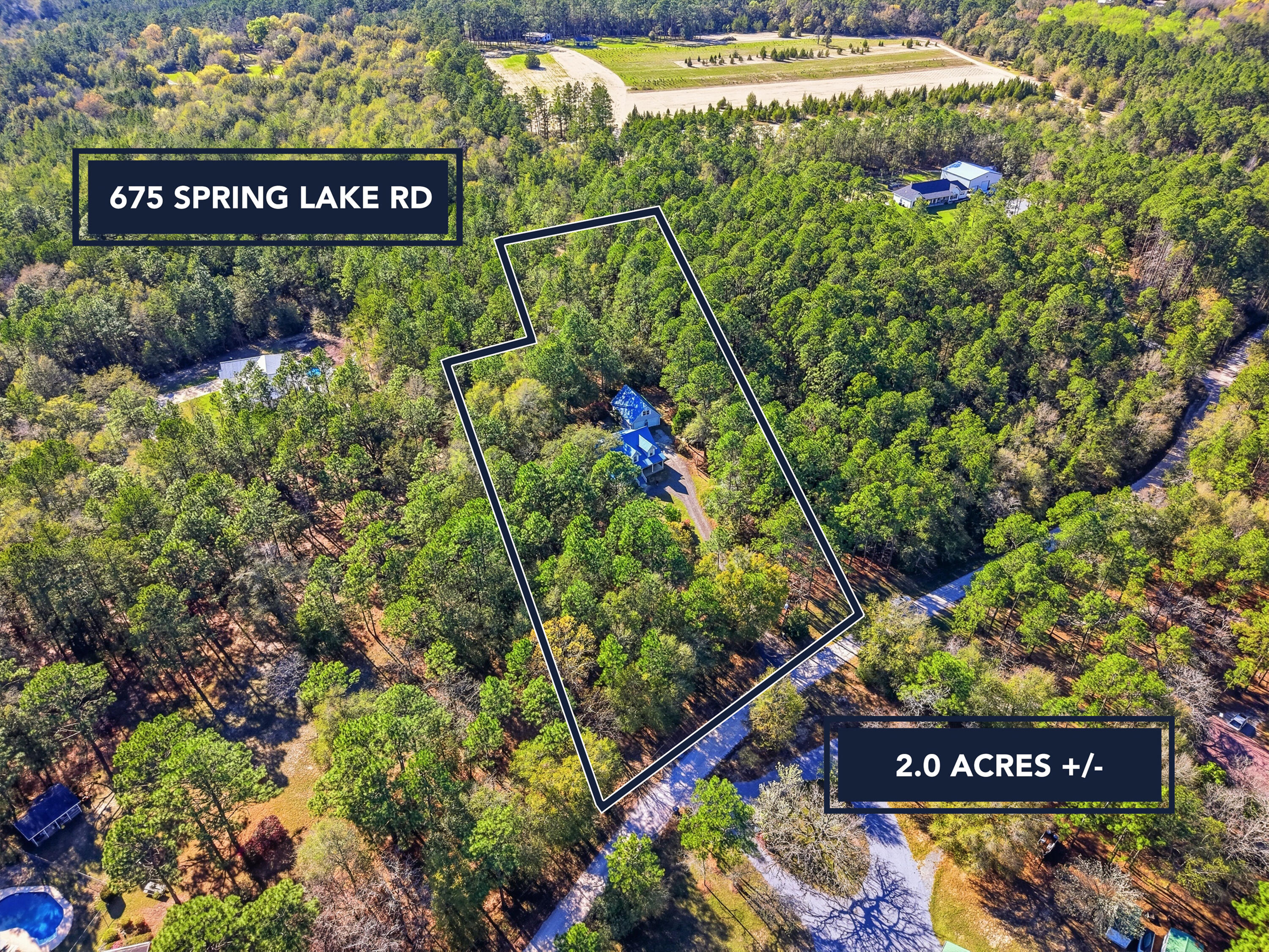 675 Spring Lake Road DeFuniak Springs, FL 32433 - Photo 3 of 91 675 Spring Lake Rd Drone-5