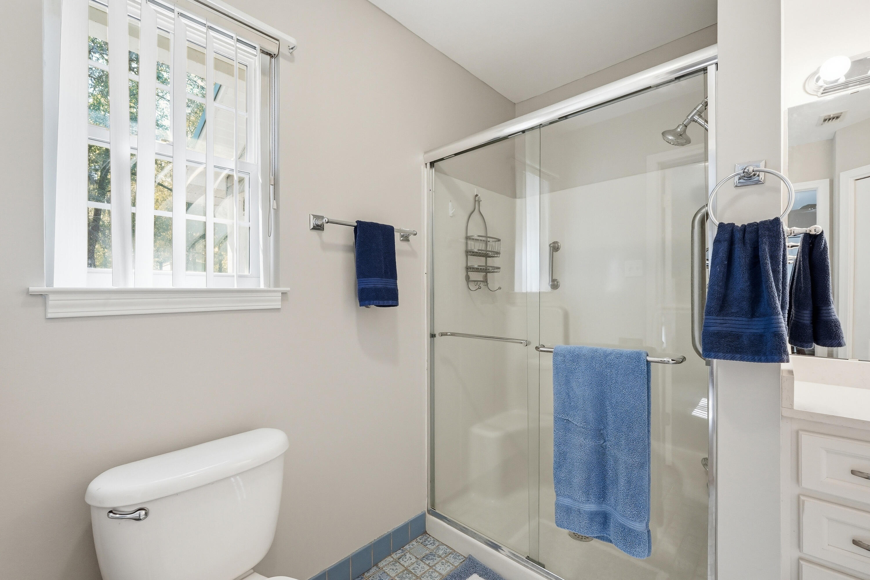 675 Spring Lake Road DeFuniak Springs, FL 32433 - Photo 41 of 91 a bathroom with a toilet and a shower