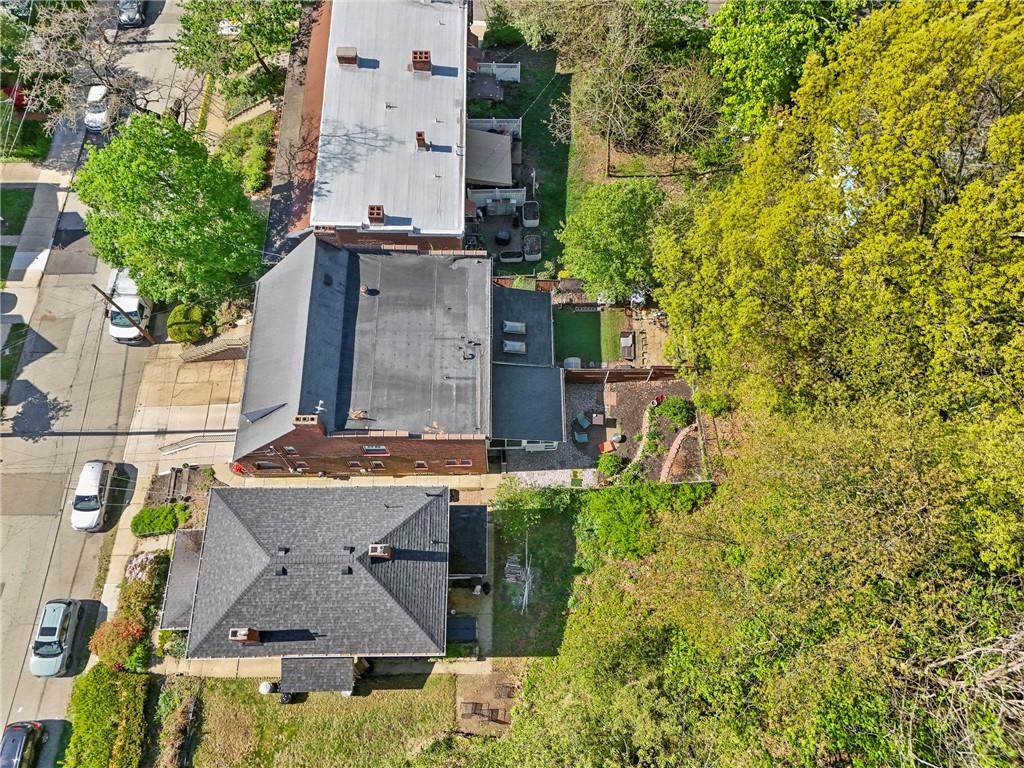 229 Dewey Street Pittsburgh, PA 15218 - Photo 29 of 33 aerial view of a house with a garden