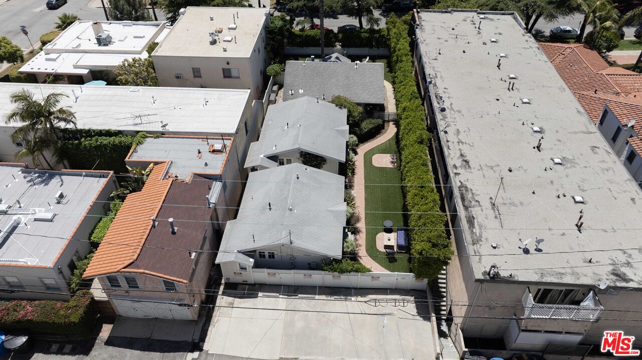 1047 9th Street Santa Monica, CA 90403 - Photo 15 of 20 an aerial view of residential houses with outdoor space