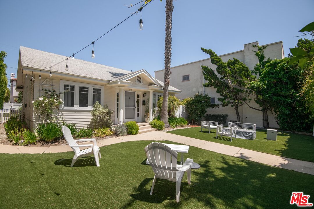 1047 9th Street Santa Monica, CA 90403 - Photo 2 of 20 a view of a house with backyard porch and sitting area
