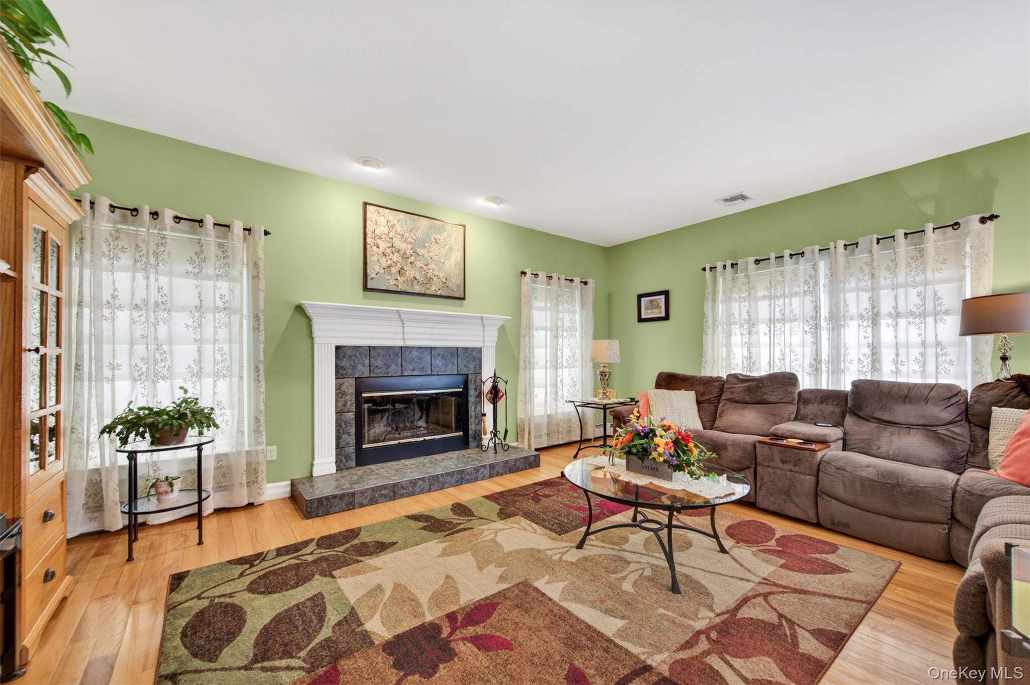 19 Pirog Road Pine Bush, NY 12566 - Photo 12 of 50 a living room with furniture and a fireplace