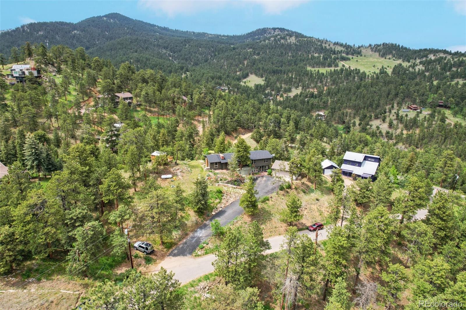 855 Kelly Road West Boulder, CO 80302 - Photo 39 of 40 a view of a city with mountain