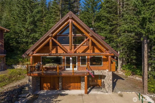 a front view of a house with a porch