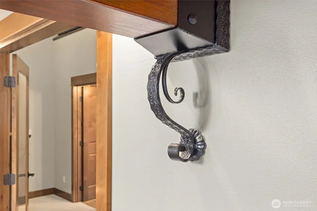 a view of deck with furniture and wooden floor