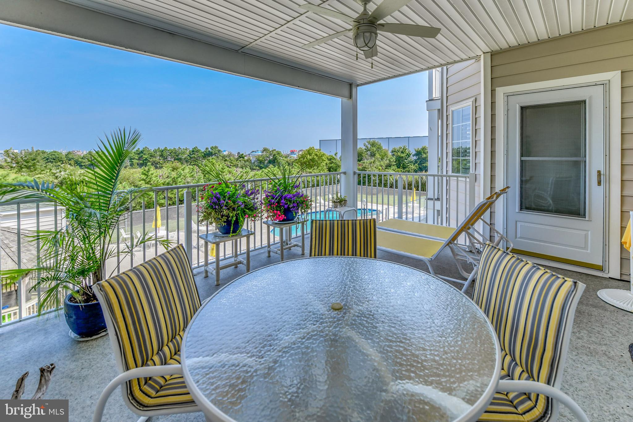 9742 Golf Course Road, Unit 202 Ocean City, MD 21842 - Photo 14 of 36 Huge Deck For Outdoor Dining