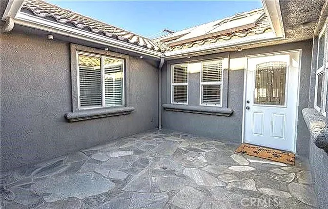 a view of front door