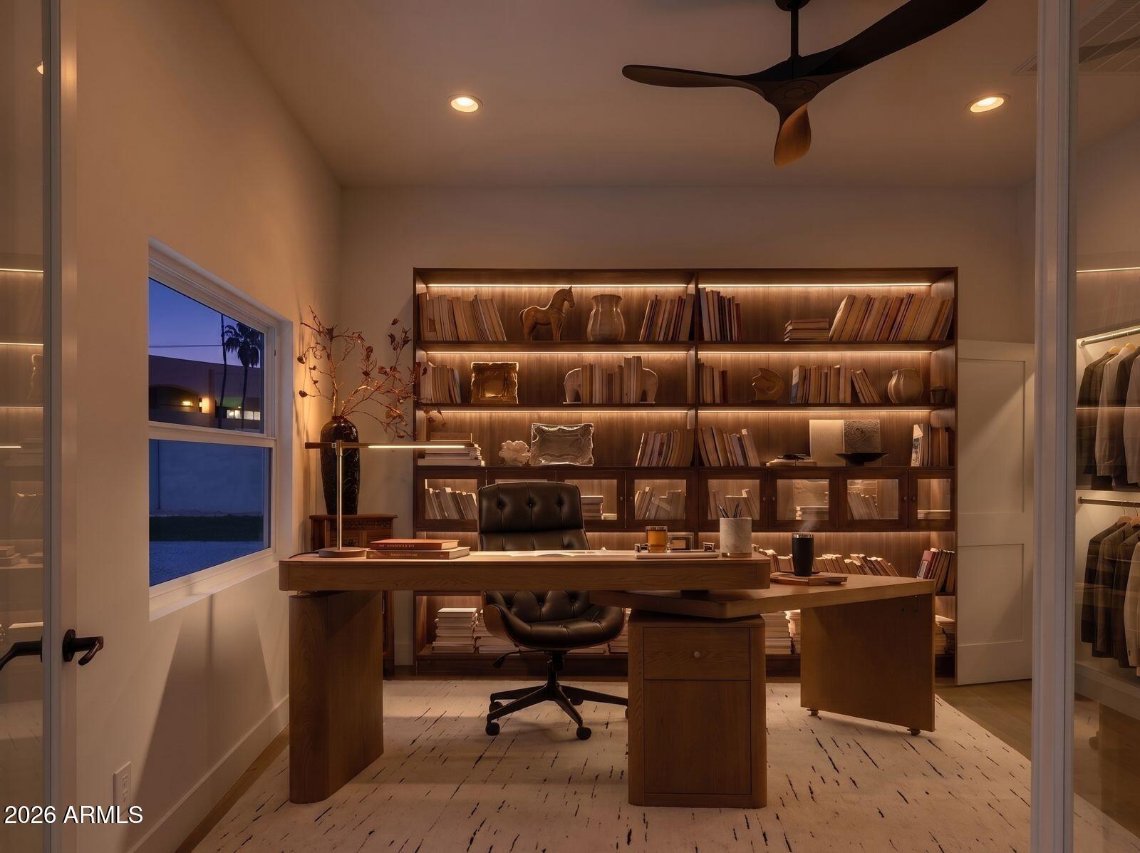 4048 East Edgemont Avenue Phoenix, AZ 85018 - Photo 32 of 88 Office evening staged