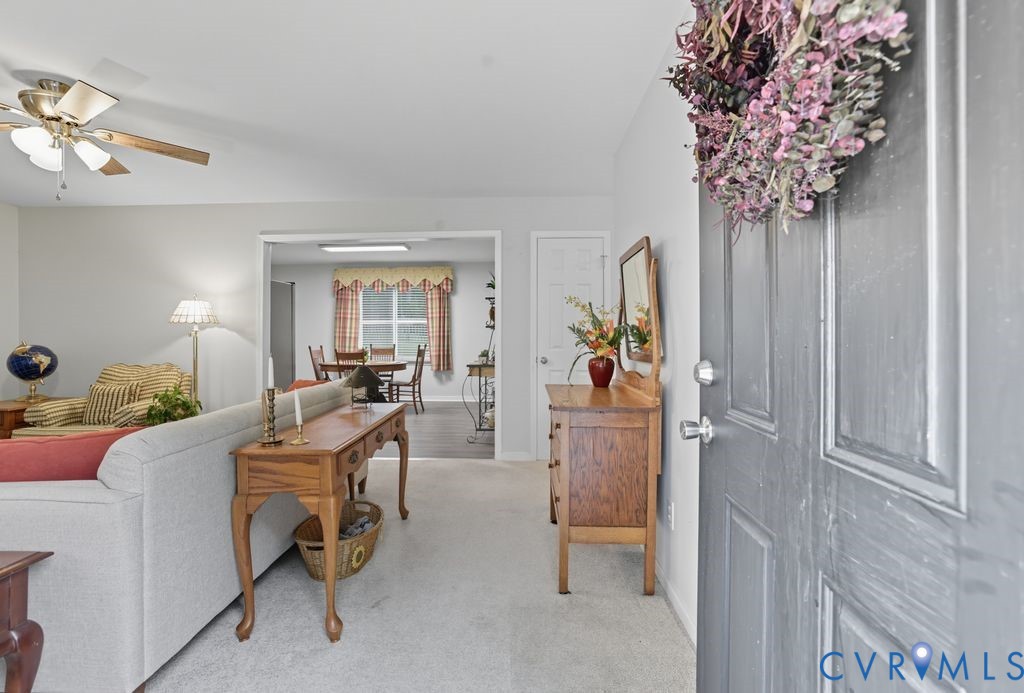3403 Fallbrooke Court North Chesterfield, VA 23235 - Photo 3 of 23 a view of a livingroom with furniture window and wooden floor