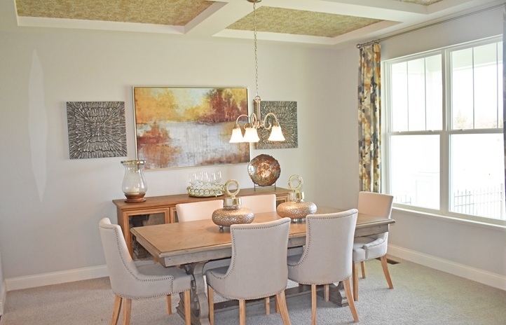 1174 Slade Road South Elgin, IL 60177 - Photo 3 of 18 a dining room with furniture a rug and a window