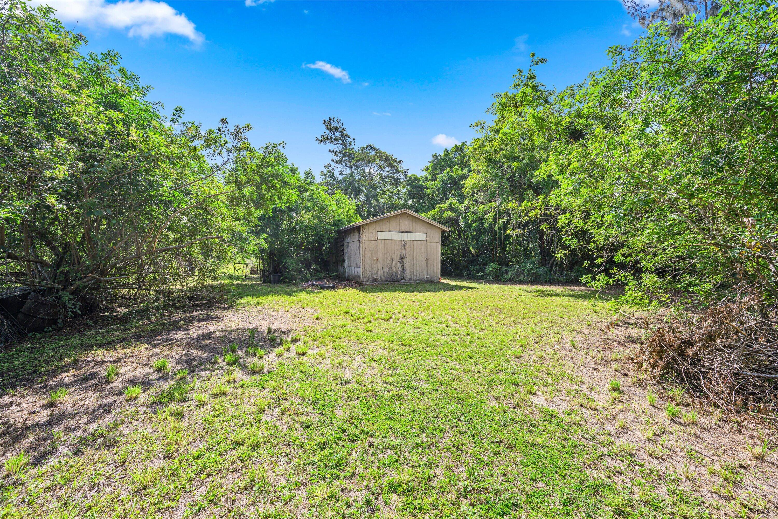 1814 A Road Loxahatchee Groves, FL 33470 - Photo 22 of 38 shed