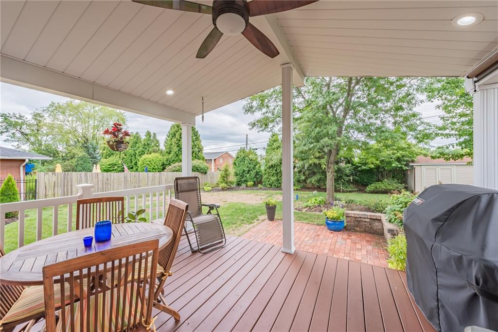 62 Barbara Road Latrobe, PA 15650 - Photo 14 of 21 Enjoy mornings and evenings on this covered back deck.