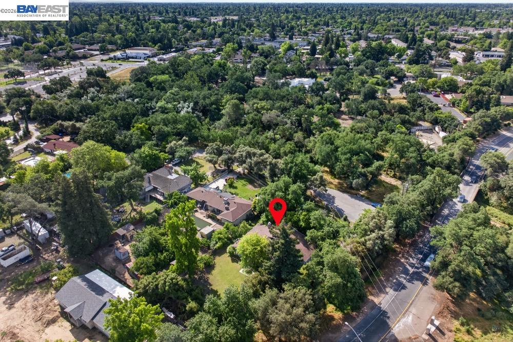 3590 Park Road Sacramento, CA 95841 - Photo 62 of 66 an aerial view of residential house with outdoor space and trees all around
