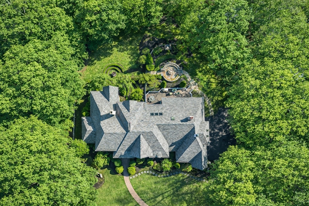 6 Trailside Way Norfolk, MA 02056 - Photo 42 of 42 an aerial view of a house with garden space and street view