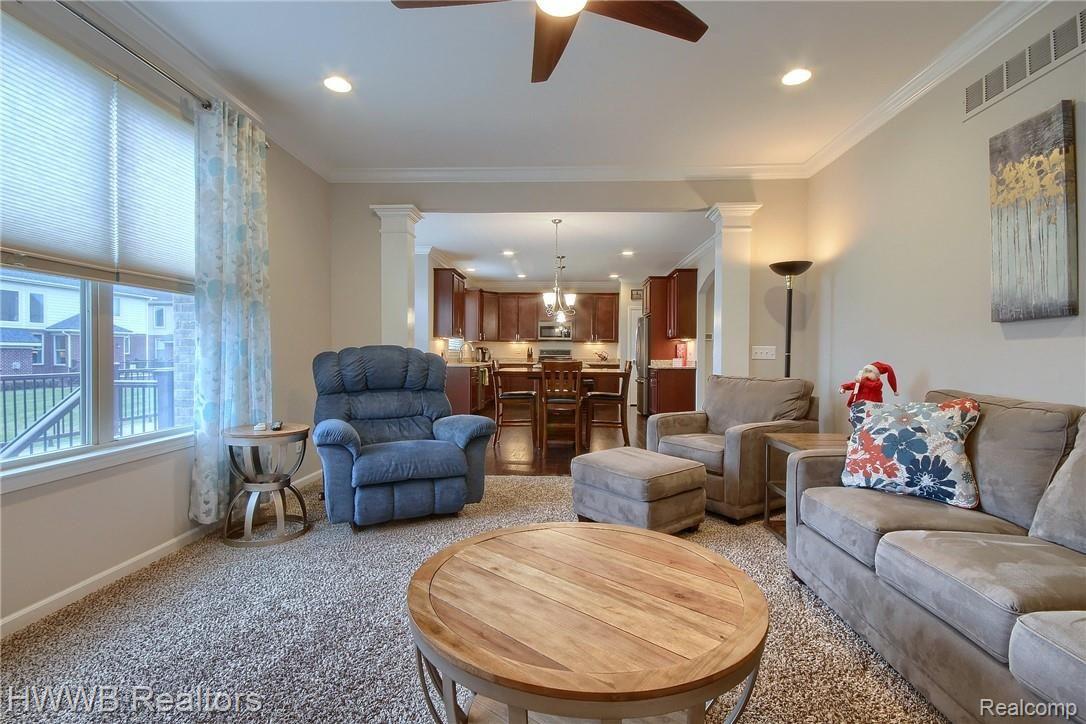 50486 Rockingham Drive Canton, MI 48188 - Photo 9 of 33 10-Living Room 2nd View.jpg