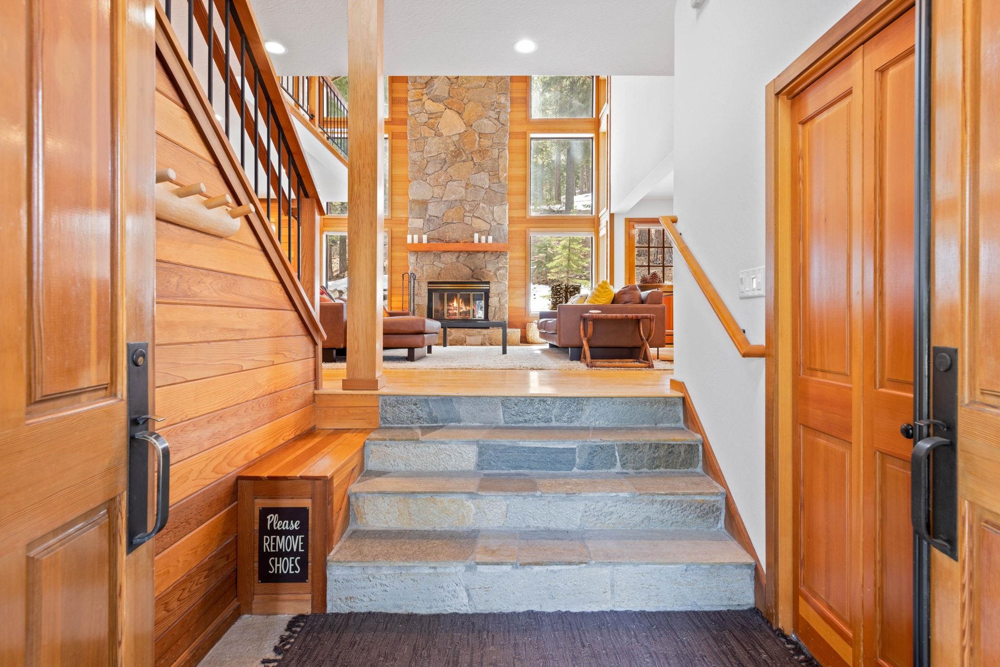 737 Conifer Truckee, CA 96161 - Photo 2 of 21 a view of staircase with white walls and windows