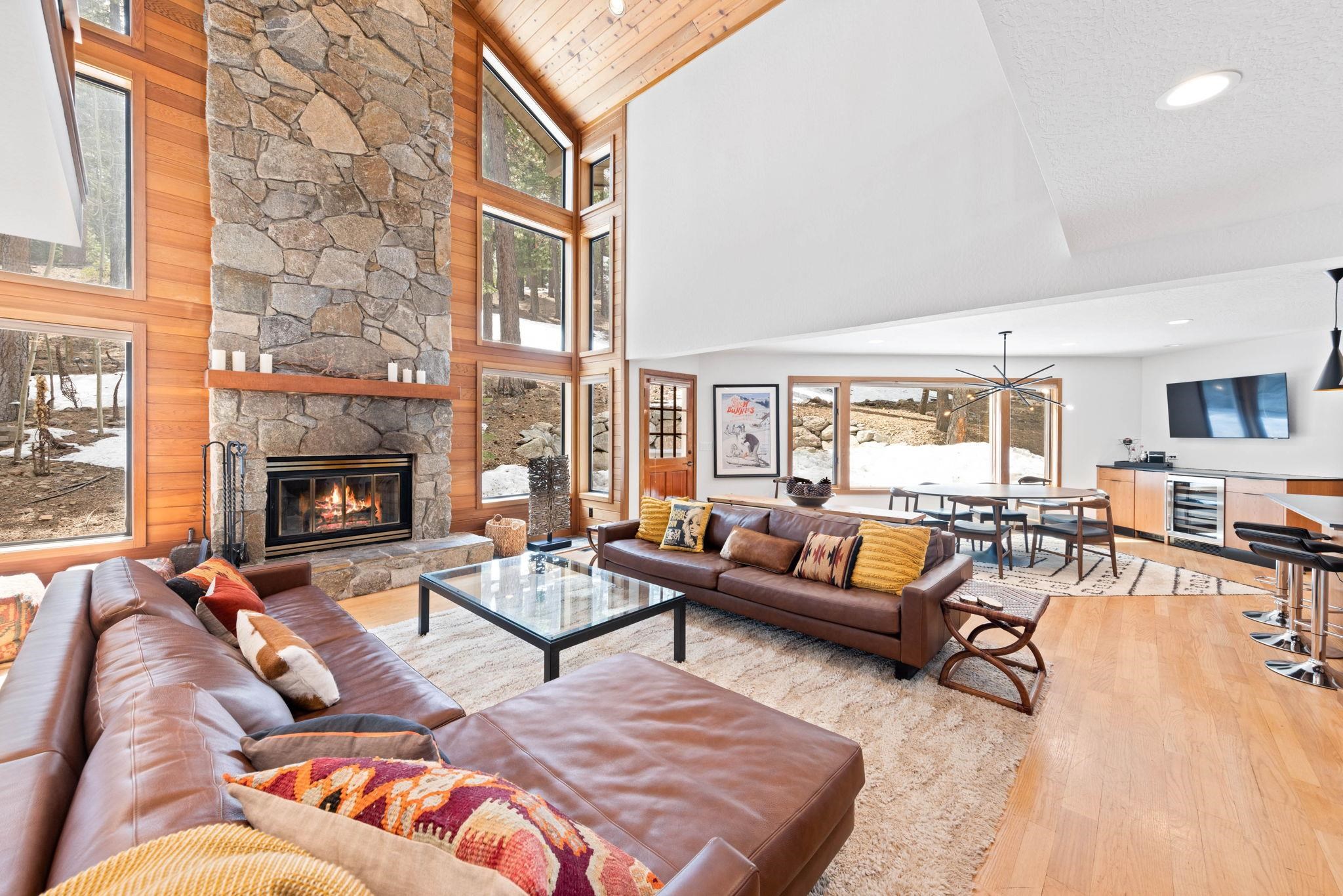 737 Conifer Truckee, CA 96161 - Photo 8 of 21 a living room with furniture large window and a table